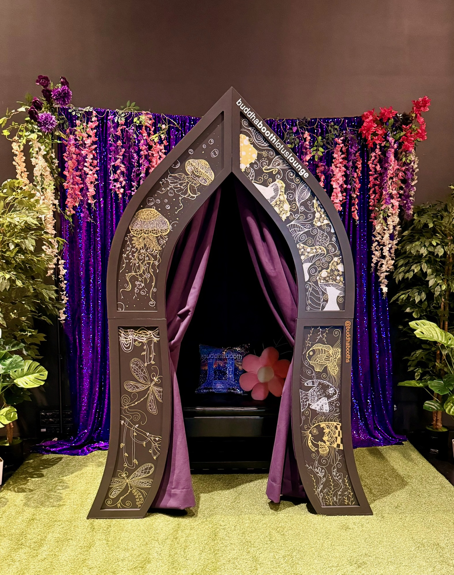 Pipe and Drape Wellness Zone