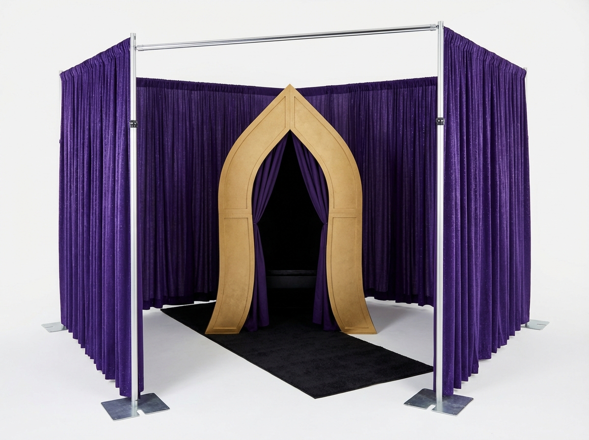 Pipe and Drape Wellness Zone