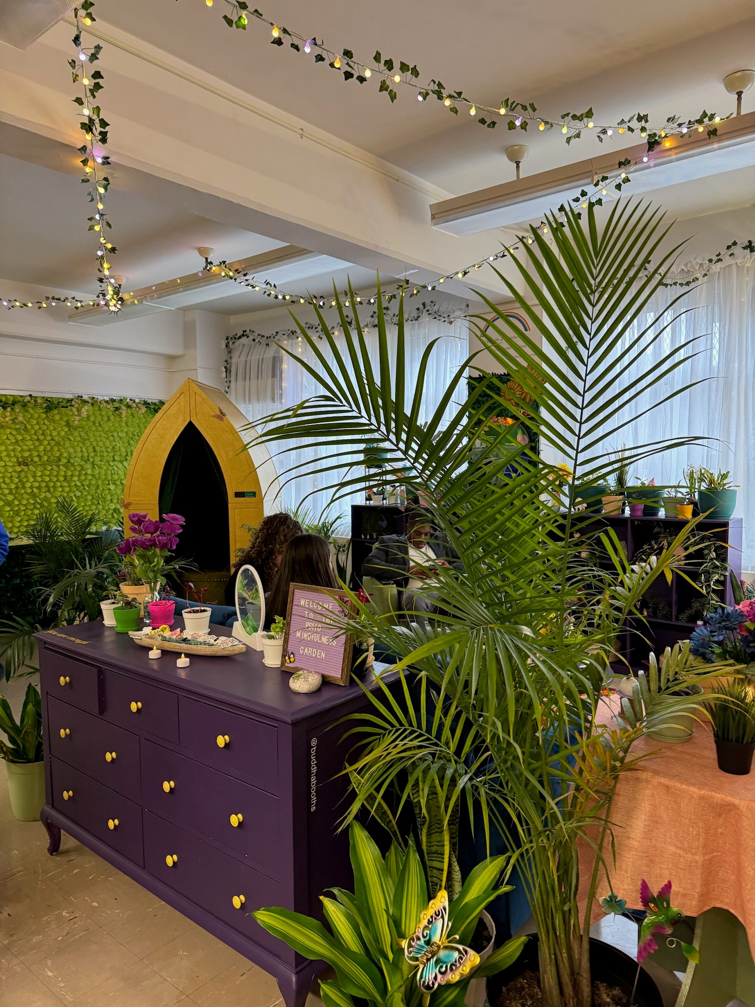 Garden Themed Staff Lounge at PS110X
